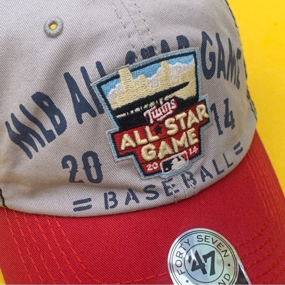 2014 MLB All Star Game Twins Baseball '47 Brand OSFA Snapback Trucker Hat Cap - Picture 2 of 10